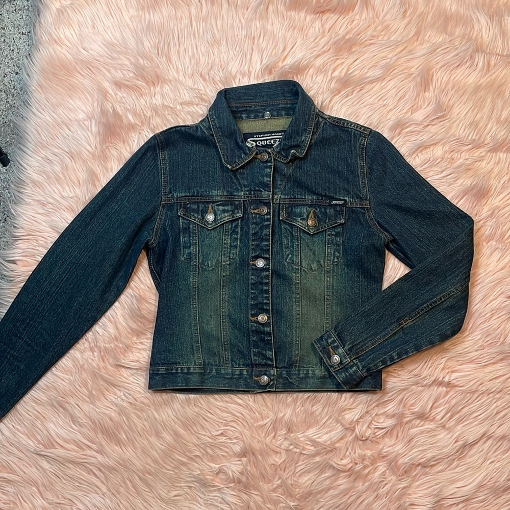 Stephen Hardy Denim Blue Jacket vintage 90’s‎ Size Small
